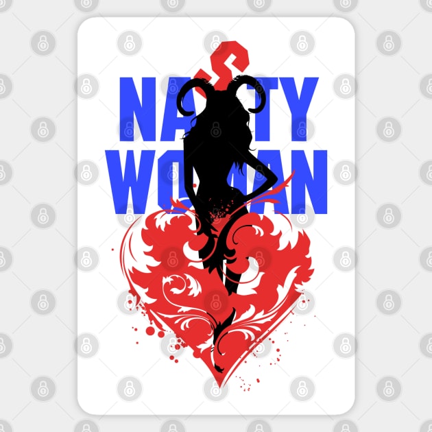 Nasty Woman Sticker by Sofiia Golovina